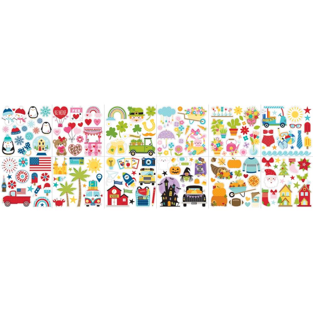 Bella Blvd - My Life 365 Ephemera Icons 172/Pkg