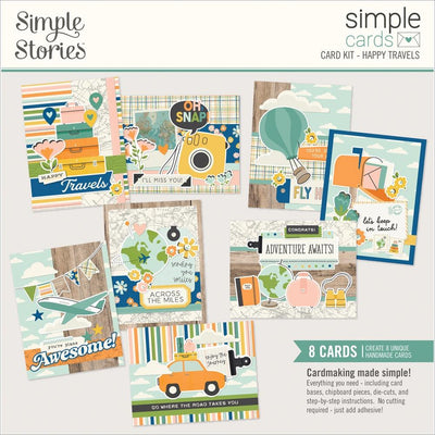 Simple Stories - Happy Travels - Simple Cards Card Kit