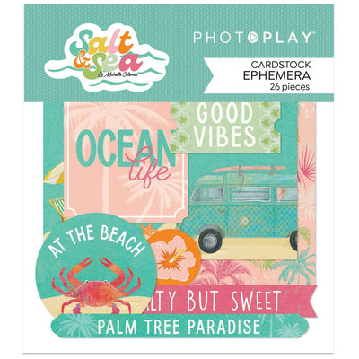 Photo Play - Salt & Sea Cardstock Ephemera 26/Pkg