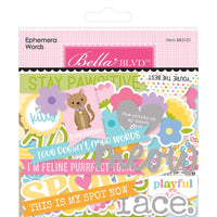 Bella Blvd - Meow Ephemera Words 79/Pkg