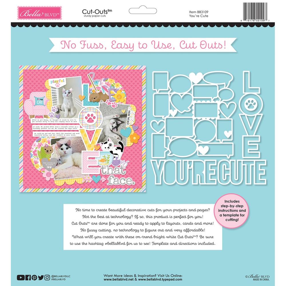 Bella Blvd - Cut-Outs - Meow, You're Cute