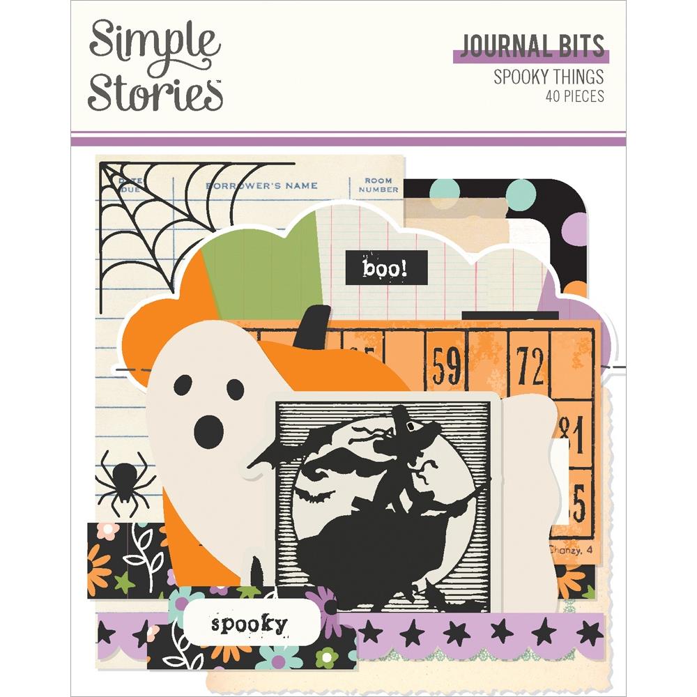 Simple Stories - Spooky Things Journal Bits 40/Pkg