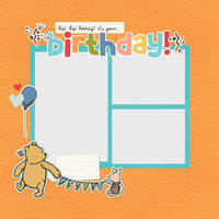 Simple Stories - Say Cheese Classic Pooh Birthday Page Pieces 26/Pkg