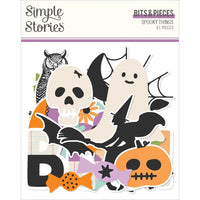 Simple Stories - Spooky Things Bits & Pieces 61/Pkg