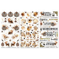 49 and Market - Nostalgic Memories Blendable Rub-On Transfer Set 6"X12"