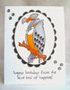 Art Impressions - Buzzard Unmounted Cling Stamp Set