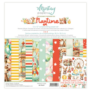 Mintay - Playtime 12x12 Scrapbooking Paper Set