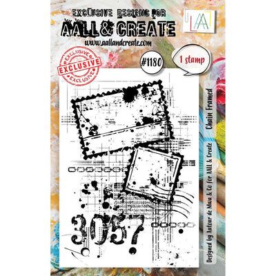 AALL And Create Stamp #1180 - Chain Framed