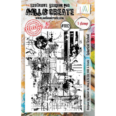 AALL And Create Stamp #1182 - Spherical Textual
