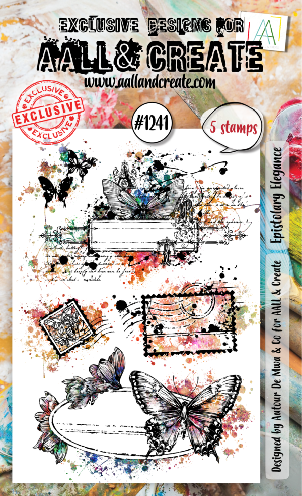 AALL And Create A6 Stamp #1241 -Epistolary Elegance