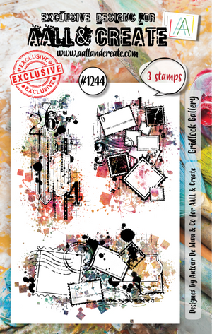 AALL And Create A7 Stamp #1244 - Gridlock Gallery