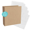 Simple Stories - SN@P! D-Ring Binder 6"X8" - Simple Kraft Chipboard