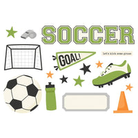 Simple Stories - Simple Page Pieces - Soccer