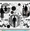 Bee Arty - Full Circle Cover - 12"x12" Scrapbooking Paper - Cut & Colour