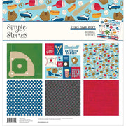 Simple Stories - 12x12 Simple Set - Baseball 70/Pkg