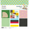 Simple Stories - 12x12 Simple Set - Softball 71/Pkg