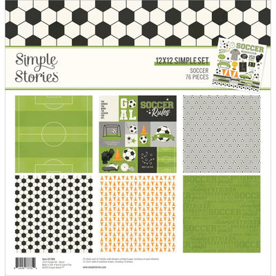 Simple Stories - 12x12 Simple Set - Soccer 76/Pkg