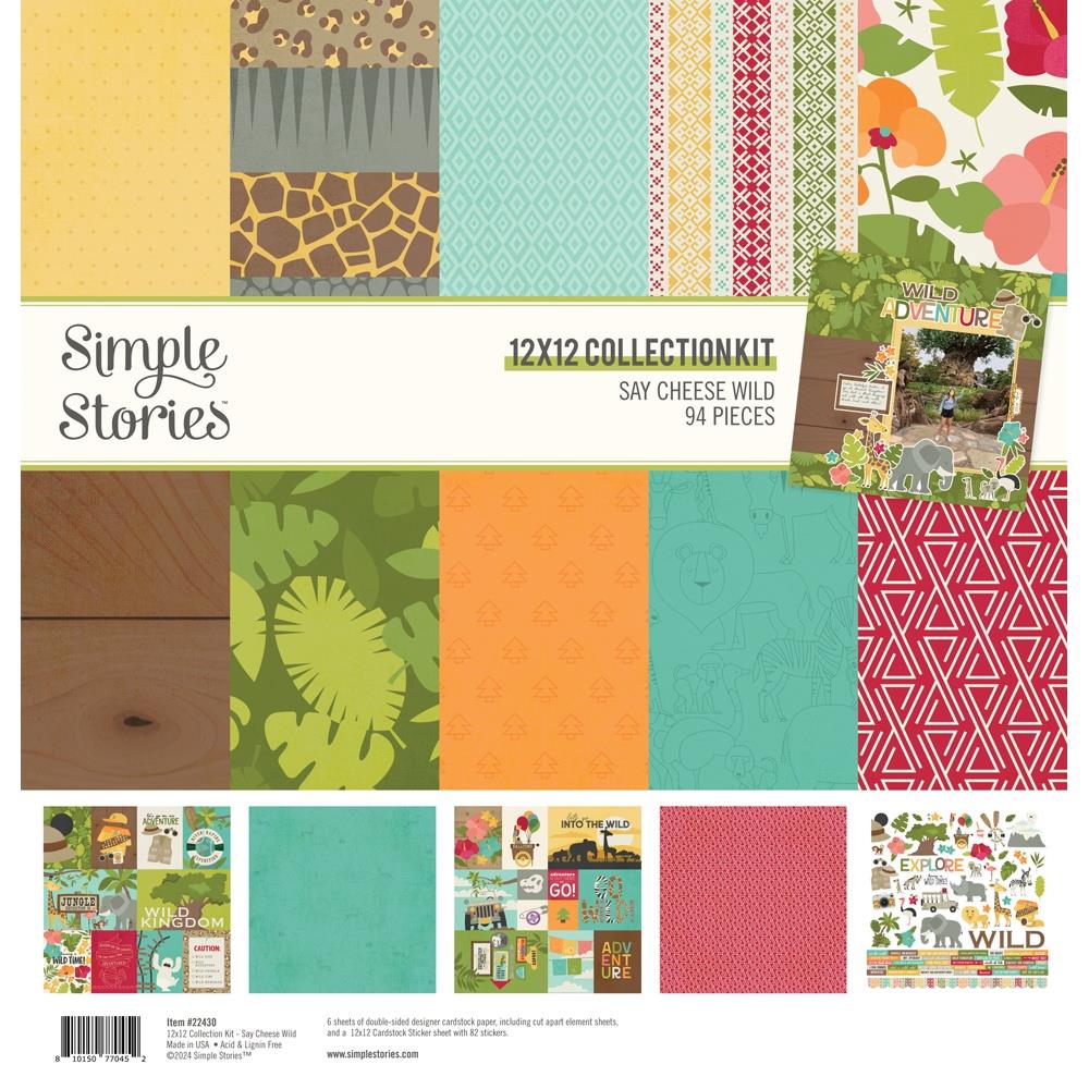 Simple Stories - Say Cheese Wild 12x12 Collection Kit