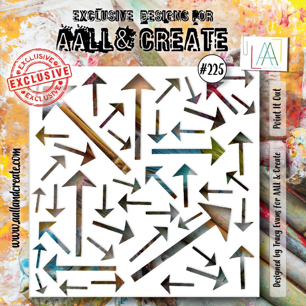 AALL And Create 6x6 Stencil - Point it Out