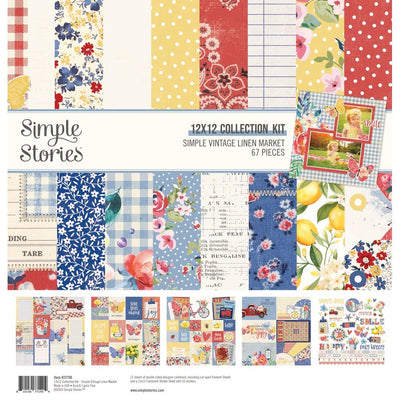 Simple Stories - Simple Vintage Linen Market - 12x12 Collection Kit