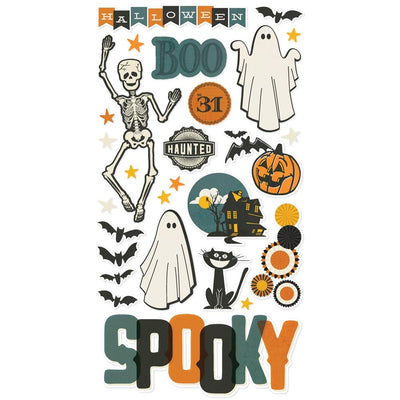 Simple Stories - Simple Vintage Scary Stories Chipboard Stickers 27/Pkg