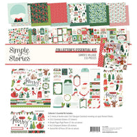 Simple Stories - Santa's Village Collector's Essential Kit 155pcs