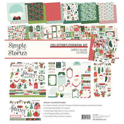 Simple Stories - Santa's Village Collector's Essential Kit 155pcs