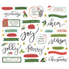 Simple Stories - Santa's Village Sentiment Bits 48/Pkg