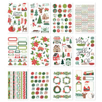 Simple Stories - Santa's Village Sticker Book 12 Sheets