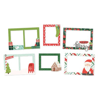 Simple Stories - Santa's Village Chipboard Frames 6/Pkg