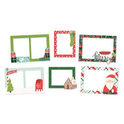 Simple Stories - Santa's Village Chipboard Frames 6/Pkg