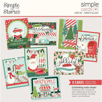 Simple Stories - Santa's Village Simple Cards Card Kit