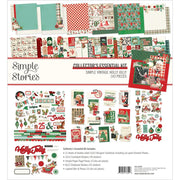 Simple Stories - Simple Vintage Holly Jolly Collector's Essential Kit 12"X12"