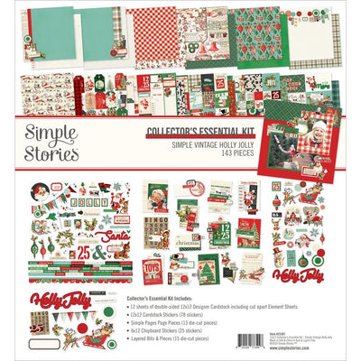 Simple Stories - Simple Vintage Holly Jolly Collector's Essential Kit 12