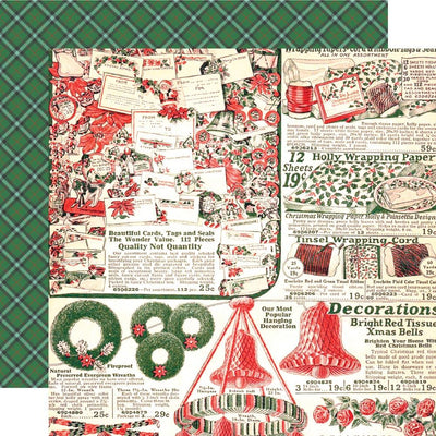 Simple Stories - Simple Vintage Holly Jolly Paper - All Wrapped Up