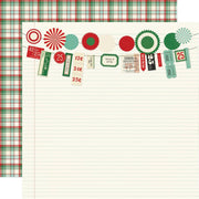 Simple Stories - Simple Vintage Holly Jolly Paper - Holiday Fun