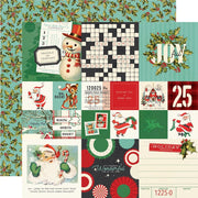 Simple Stories - Simple Vintage Holly Jolly Paper - 2X2/4X4 Elements