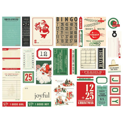 Simple Stories - Simple Vintage Holly Jolly Ephemera 32/Pkg