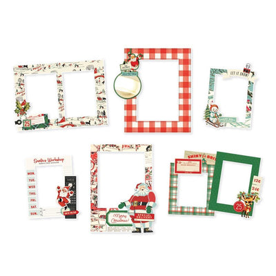 Simple Stories - Simple Vintage Holly Jolly Chipboard Frames