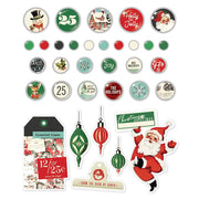 Simple Stories - Simple Vintage Holly Jolly Decorative Brads