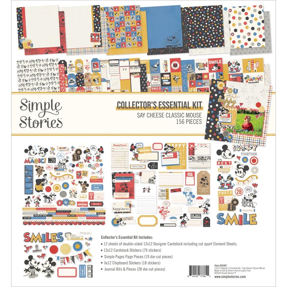 Simple Stories - Say Cheese Classic Mouse Collector's Essential Kit 12"X12"