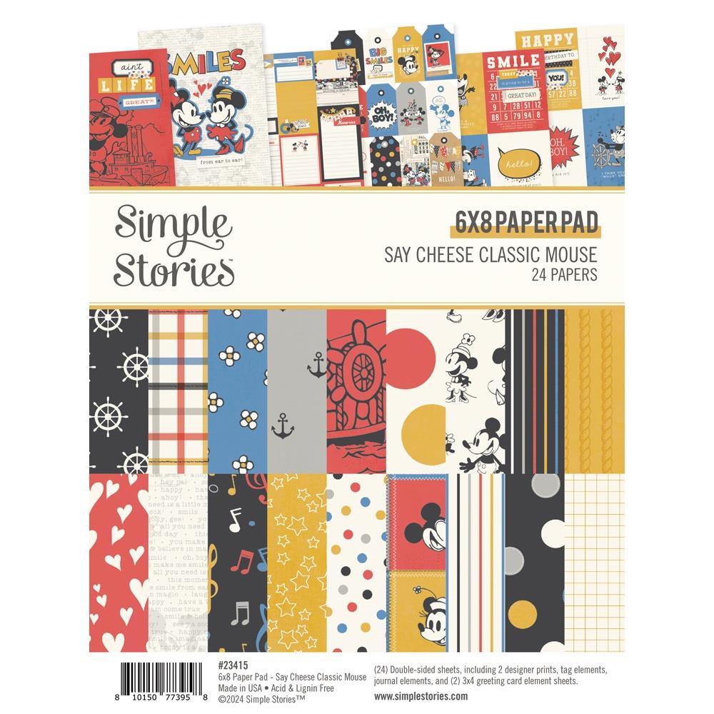 Simple Stories - Say Cheese Classic Mouse 6x6 Paper Pad