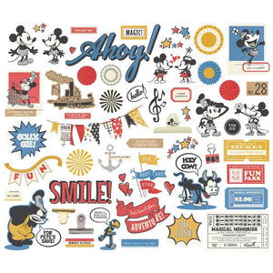 Simple Stories - Say Cheese Classic Mouse Bits & Pieces 55/Pkg