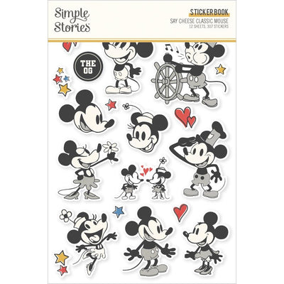 Simple Stories - Say Cheese Classic Mouse Sticker Book 12/Sheets