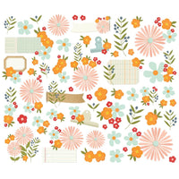 Simple Stories - For the Record Floral Bits 55/Pkg