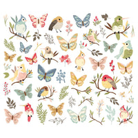 Simple Stories - Front Porch Birds & Butterflies Bits & Pieces 61/Pkg