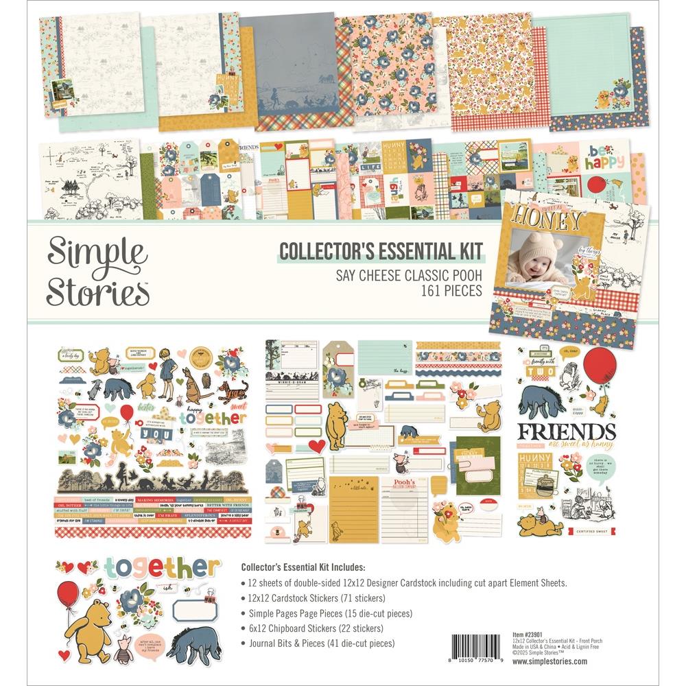 Simple Stories - Say Cheese Classic Pooh Collector's Essential Kit 12"X12"