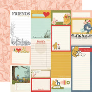 Simple Stories - Say Cheese Classic Pooh Paper - Journal Elements