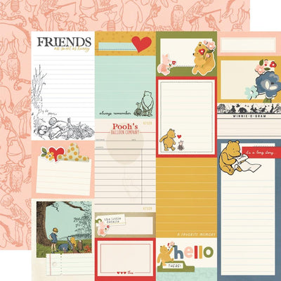 Simple Stories - Say Cheese Classic Pooh Paper - Tag Elements