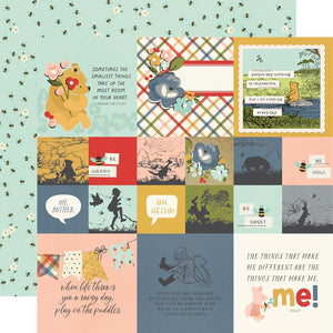 Simple Stories - Say Cheese Classic Pooh Paper - 2"X2" & 4"X4" Elements